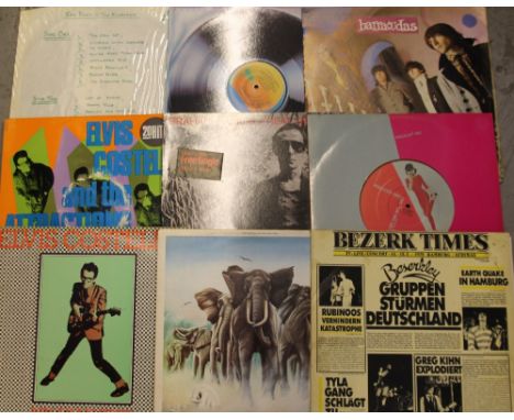 NEW WAVE/ROCK - Nice collection of 37 x LPs and 12". Artists/titles include Kilburn + The High Roads w/Ian Dury - Wotabunch! 