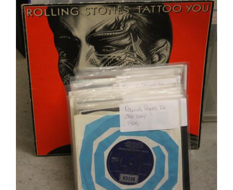 ROLLING STONES - Nice collection of 28 x 7" singles and a copy of Tattoo You. Releases include I Wanna Be Your Man, Little Re