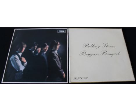 ROLLING STONES - BEGGARS BANQUET/1ST - 2 Great condition 1st UK mono pressings of these iconic albums. Beggars Banquet (unbox