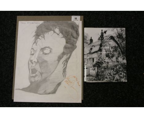 SIGNED PAUL MCCARTNEY SKETCH - a sketch of Paul McCartney signed by Paul.   Authenticated by Roger Epperson for entry to this