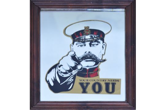 A Mirror Decorated With The Lord Kitchener Wants You Motif Your