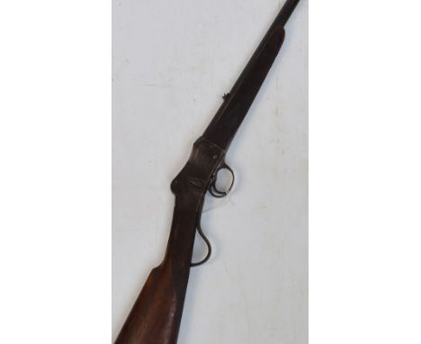 A .250 martini action rook rifle by Westley Richards, 26 3/4" barrel with engine turned rib and chequered walnut stock, frame