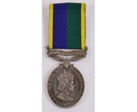 An Elizabeth II Territorial Efficiency Medal with Territorial and Army Volunteer Reserve bar awarded to 23259414 S.Sgt. T.G.W