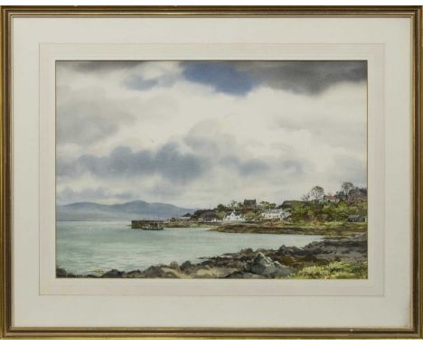 * FRANK EGGINTON RCA (BRITISH / IRISH 1908 - 1990)CARRADALE - KINTYRE, ARGYLLwatercolour on paper, signed, titled versoimage 