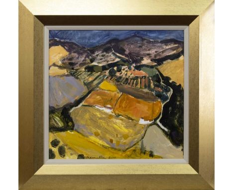 * SHEILA MACMILLAN DA PAI (SCOTTISH 1928 - 2018),LAY-BY ON THE ROAD TO RONDA (10th September 2001 am)oil on board, signed and