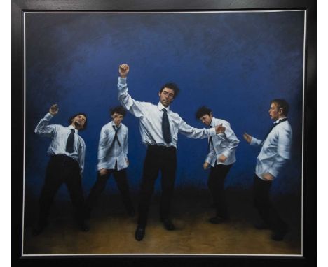 * GRAEME WILCOX (SCOTTISH b. 1967),DANCING BUGoil on canvas, signed versoimage size 153cm x 178cm, overall size 169cm x 194cm