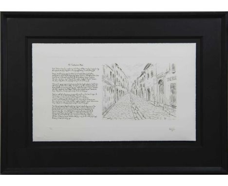 BOB DYLAN (AMERICAN b. 1941),MR TAMBOURINE MANlithograph on paper, signed and numbered 78/495, titled certificate versoimage 