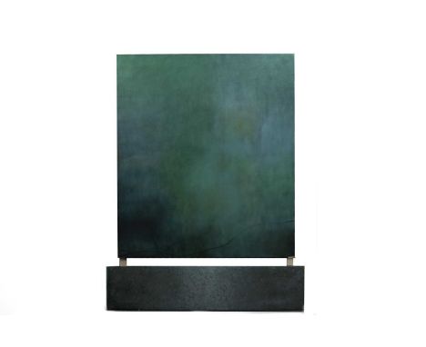 * NEIL DALLAS BROWN (SCOTTISH 1938 - 2003),SLEEPING HARBOURoil on canvas, signed verso, titled and dated 1995 labels versoove