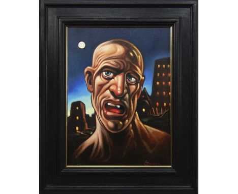 * PETER HOWSON OBE (SCOTTISH b. 1958),SOLOoil on canvas, signed, titled verso image size 60cm x 44cm, overall size 83cm x 68c