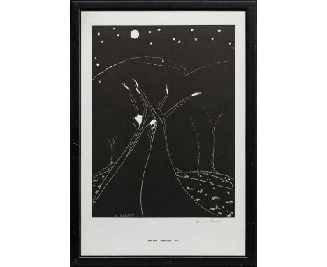 * HANNAH FRANK (SCOTTISH 1908 - 2008),MOON BALLETlithograph on paper, signed in pencil, titledimage size 38.5cm x 26cm, overa