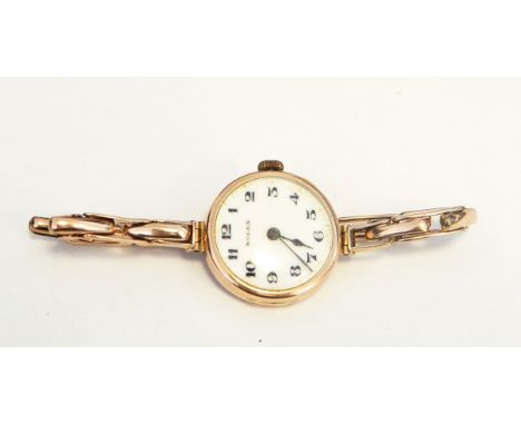 Vintage lady's 9ct gold Rolex wristwatch