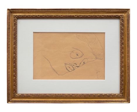 Property of the late Marcello Violante  Mikhail Fedorovich Larionov (1881 - 1964) Portrait of Sergei Diaghilev, the founder o