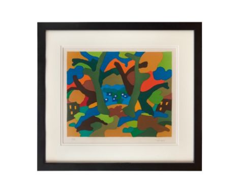 Property of a Gentleman  Charles Lapicque (1898 - 1988) 'Crepuscule a la Lisiere d'un Bois'  Colour lithograph Artists' proof
