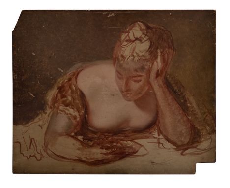 To be soldÂ&nbsp;without reserve Property of a Gentleman of the West Country 18th century (?) An unfinished portrait of a you