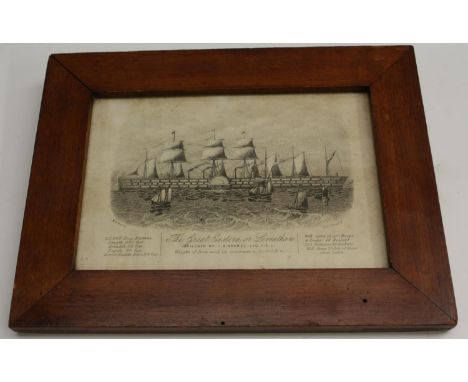Marine Architecture and Maritime History - J T Wood, The Great Eastern or Leviathan, Designed by I K Brunel Esq, F.R.S, with 