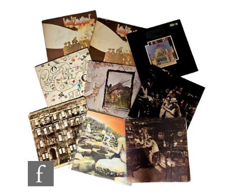 Led Zeppelin - A collection of LPs, to include Led Zeppelin II, Atlantic, 588 198, first pressing, red/maroon label, Lemon So