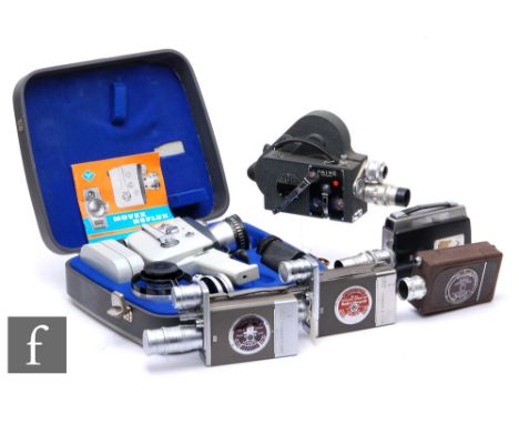 A collection of cine cameras, to include an Agfa Movex Reflex with case including all accessories and instruction manual, Pat