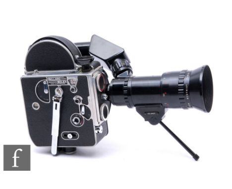 A Paillard Bolex H16 Cine Camera with a Kern-Paillard Vario-Switar f=17-85mm lens, serial number CC2407. 