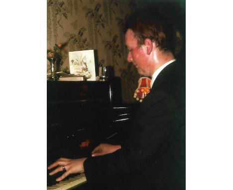 A 1940s piano by Berry of London, from the home of Geoff Emerick comes with a photograph of him at the piano. With a copy of 