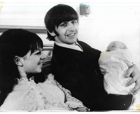 Five original vintage photographs of Ringo Starr including three of Ringo in hospital by Keystone Press Agency one has been t