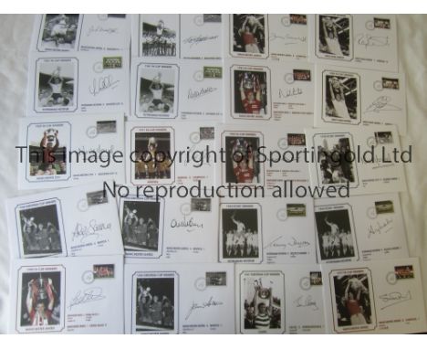 FOOTBALL AUTOGRAPHS      Twenty autographed Commemorative Covers issued in 2008, of various Cup Finals, all signed in black b