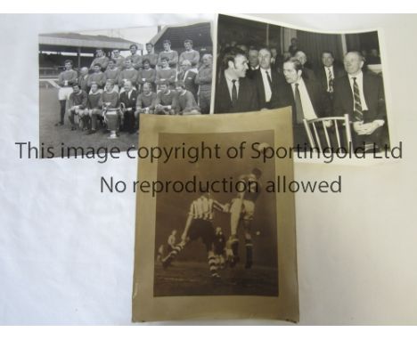 MANCHESTER UNITED / PRESS PHOTOS       Three black and white Press Photos, including their first game against Sheffield Wedne
