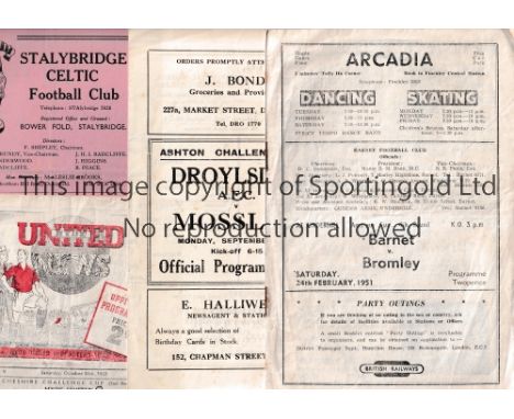 1950'S NON-LEAGUE FOOTBALL PROGRAMMES&nbsp; &nbsp; &nbsp; &nbsp; &nbsp; &nbsp; &nbsp;Approx. 120 non-league programmes from t