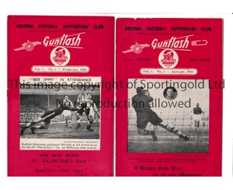 ARSENAL GUNFLASH MAGAZINES          FOR COLLECTION ONLY - THIS LOT WILL NOT BE MAILED A complete run of Arsenal Supporters' C