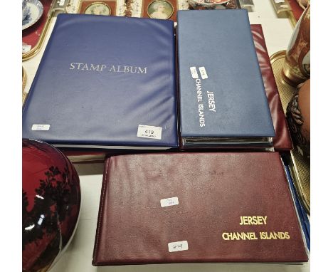 5 ALBUMS OF STAMPS AND FIRST DAY COVERS     