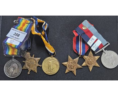 TRIO SET OF WW1 MEDALS SOLDIER IS SPR.P.FINNIE.R.E. 1914-15 STAR, SILVER 1914-18 MEDAL, WW2 TRIO SET, PACIFIC STAR, 1939-45 S