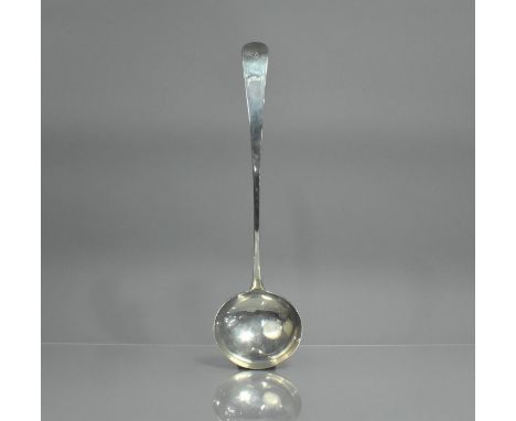 A Georgian Scottish Silver Soup Ladle Hallmarked for Edinburgh 1810 by William Hannay, 171gms 