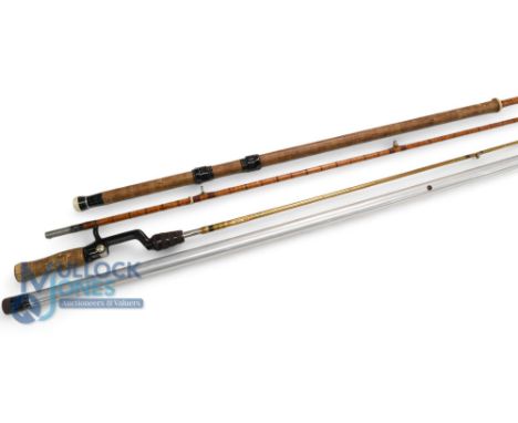 Hardy Alnwick "The LRH" spinning rod Palakona Type A rod - 9ft 6" 2pc, 29" handle with two screw grip reel fittings, agate li