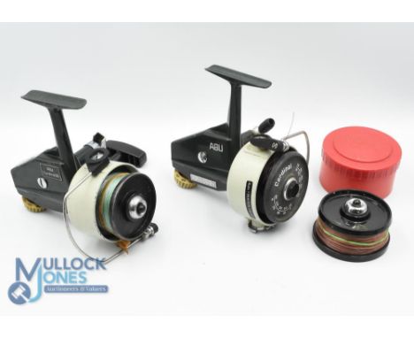 Abu Cardinal 66 vintage spinning reel, fully working drag and ratchet, indistinct foot stamp, some chips to finish and a seco