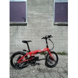 DAYMAK E-BIKE IN A BOX FOLDABLE E-BIKE (250W) (36V 7.8AH BATTERY) (RED) (MRSP $1,899)