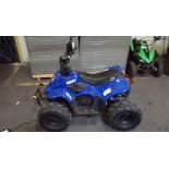 DAYMAK GRUNT KIDS ELECTRIC ATV (800W) (48V 12H SLA) (BLUE) (MRSP $1,995)