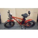 DAYMAK COYOTE FAT TIRE E-BIKE (RED) (350W MOTOR / 48V BATTERY + KEY) (MSRP $1,699)