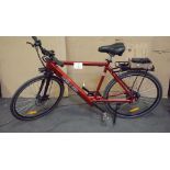 DAYMAK TOFINO X COMMUTER E-BIKE (350W) (RED) (36V BATTERY + KEY + CHARGER) (MSRP $1,695)