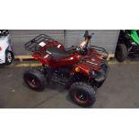 DAYMAK SASQUATCH JUNIOR ELECTRIC ATV (500W) (48V 12A) (RED) (MRSP $1,295)