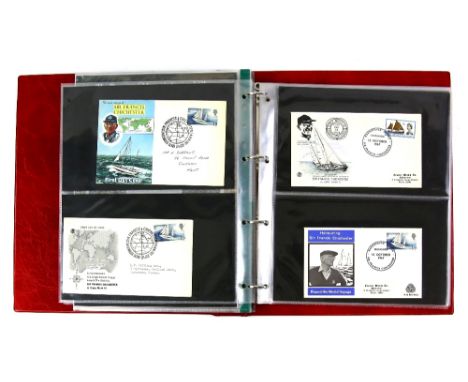Red Album, Great Britain 1946 Victory stamps with mint blocks and part sheets showing  7 Berries  variety, set on First Day C