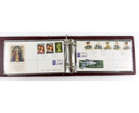 Small Collection of First Day Covers, franked at Windsor Castle post office. This service was only available to staff and the