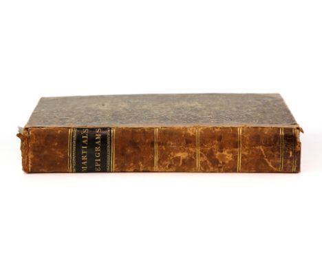 Elphinston (James).The Epigrams of M. Val. Martial, in twelve books..., printed by Baker and Galabin, 1782,