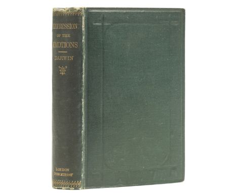 Darwin (Charles) The Expression of the Emotions in Man and Animals, first edition, second issue with plates numbered in Roman