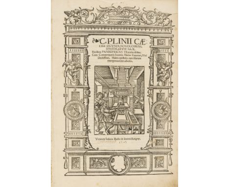 Plinius Secundus (Gaius) Epistolarum lib. X. Eiusdem Panegyricus Traiano dictus, commentary by I. Maria Catanaeus,  collation