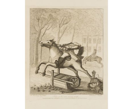 [Bunbury (Henry William)] "Geoffrey Gambado" An Academy for Grown Horsemen, first edition, engraved frontispiece and 11 plate