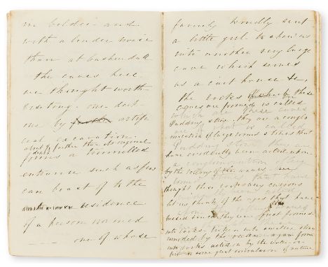 Ireland.- Giant's Causeway.- O'Brien (Mary Jane) [Diary of a visit to the Giant's Causeway], autograph manuscript, 33pp. excl