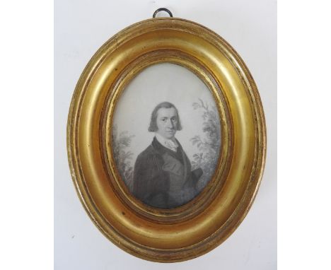 John Taylor (1739-1838)Portrait of The Reverend Dr.Thomas Hutchison (1698-1769), half length wearing a coat, chemise and whit