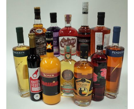 Box 44 - Mixed Spirits Penderyn Malt Welsh Whisky Penderyn Portwood Malt Welsh Whisky Omar Single Malt Whisky TW Kempton Viol