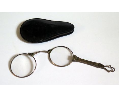 A .900 Silver Framed Lorgnette 