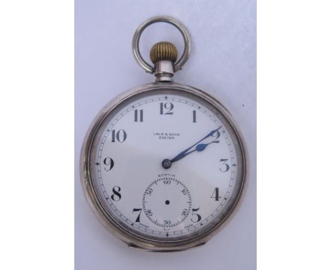 A Zenith Silver Cased Pocket Watch, needs attention 