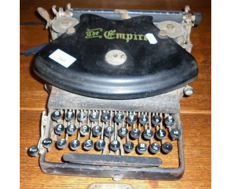 The Empire typewriter, c.1892